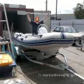 Boat de vitesse gonflable semi-rigide en fibre de verre et en PVC